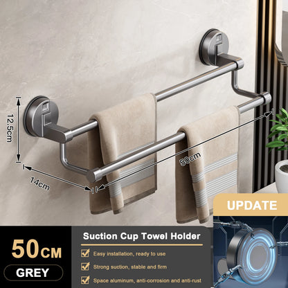 Supa Towel Rack | Wall-Mounted, No Drill