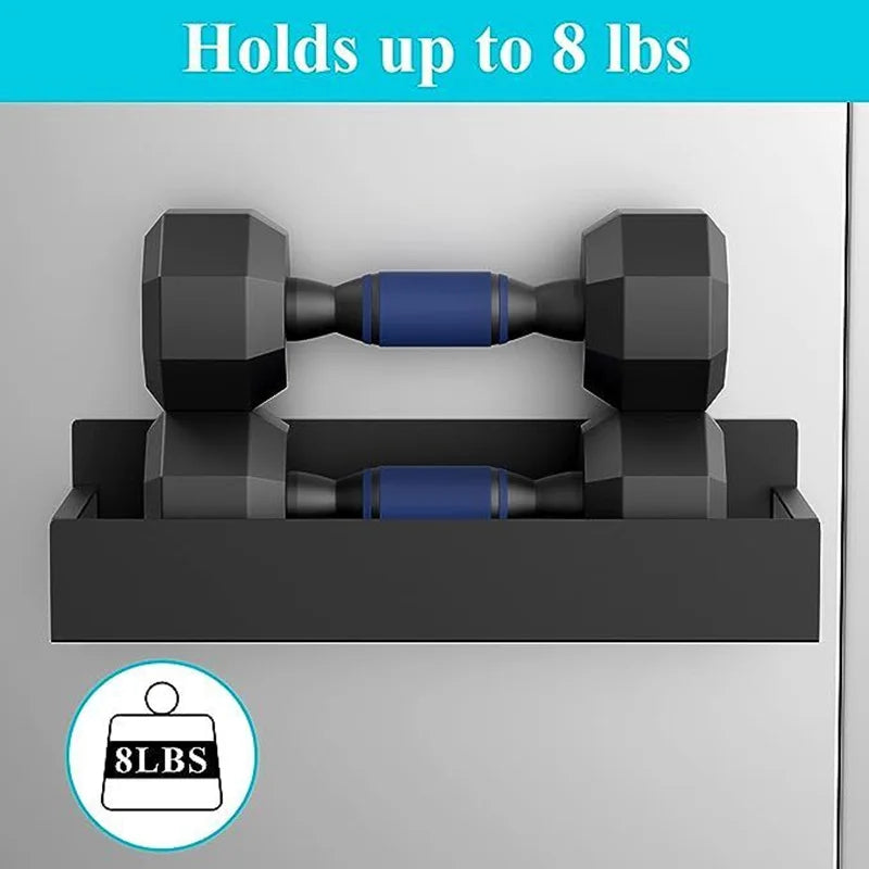 Support Magnétique pour Épices en Fer Noir – Organisateur de Cuisine Pratique pour Réfrigérateur, Installation Facile et Gain de Place