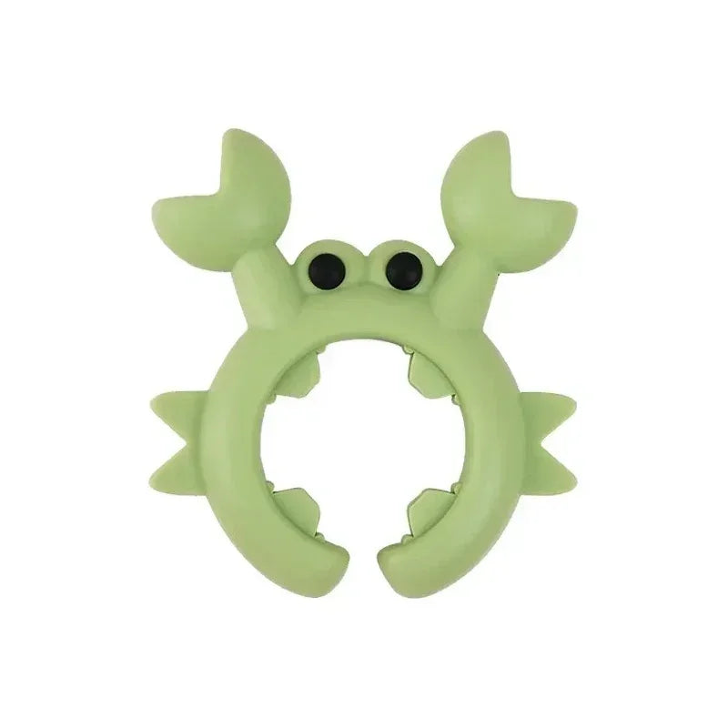 Support à Spatule en Silicone Anti-brûlure – Gadget de Cuisine en Forme de Crabe