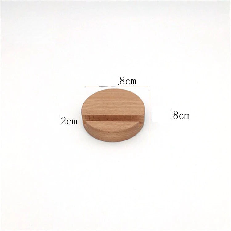 Solid Wood Desk Stand for Phones and Tablets – Ergonomic and Non-Slip Design