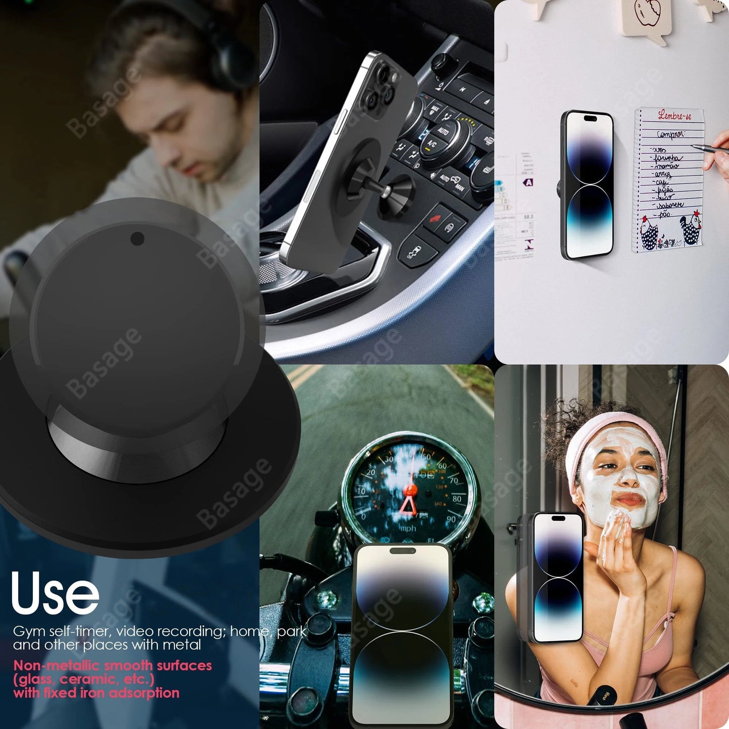 Magnetic Phone Holder for Training – Hands-Free Fitness Accessory