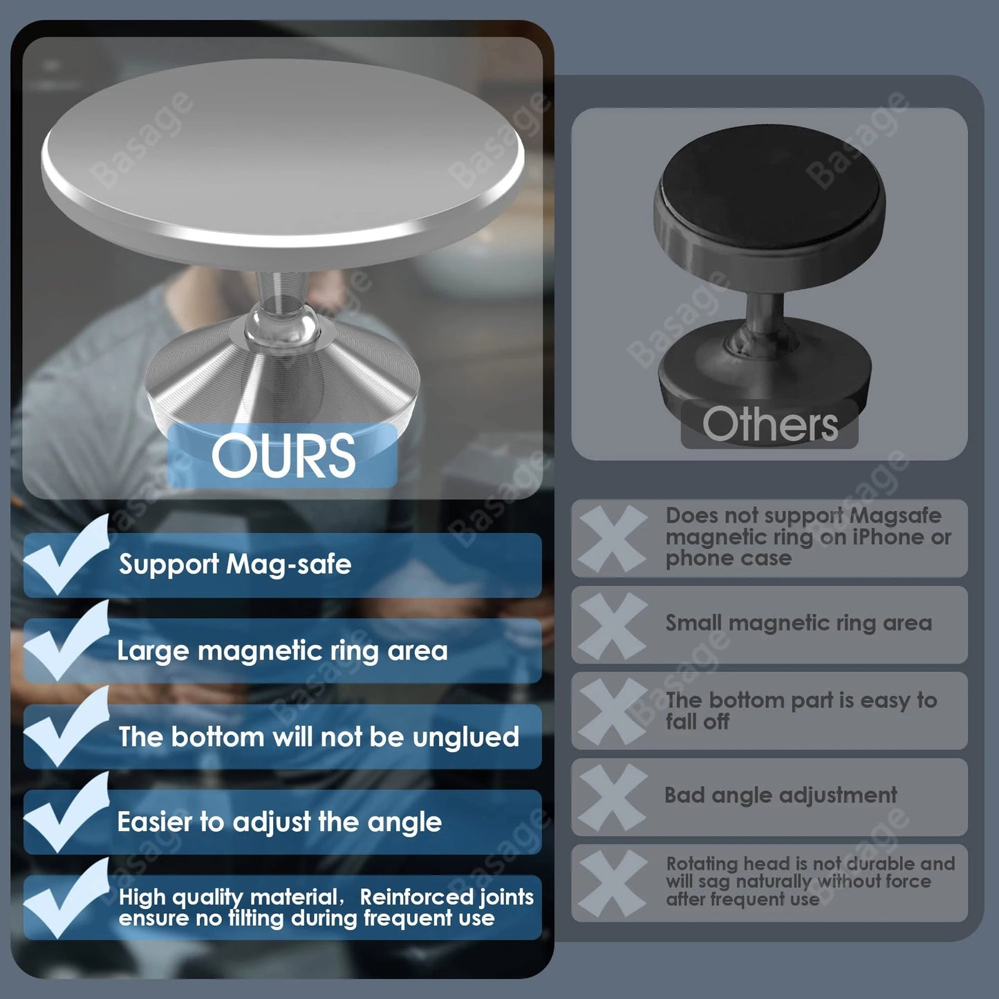 Magnetic Phone Holder for Training – Hands-Free Fitness Accessory