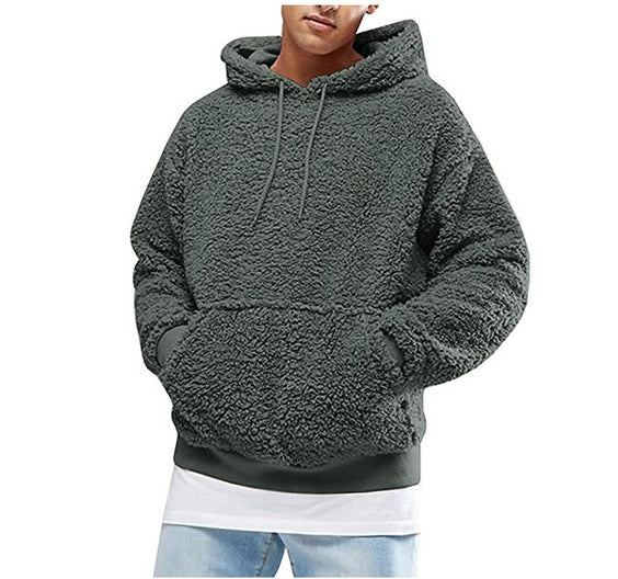 Sweat à Capuche Sans Manches pour Hommes en Polaire – Confort et Style Urbain 5
