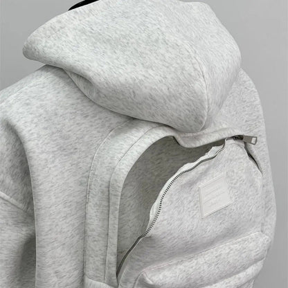 Sweat à Capuche avec Sac à Dos Intégré pour Hommes – Confort Décontracté, Tissu de Haute Qualité, Idéal Printemps 4