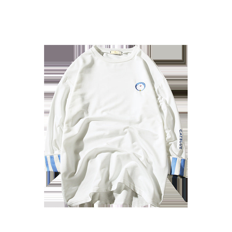 T-shirt Décontracté en Coton pour Hommes - Coupe Boxy avec Détails Rayés 5