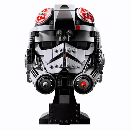 TIE Fighter Pilot Helmet Building Blocks Set – Star Wars Inspired Toy for Creative Play