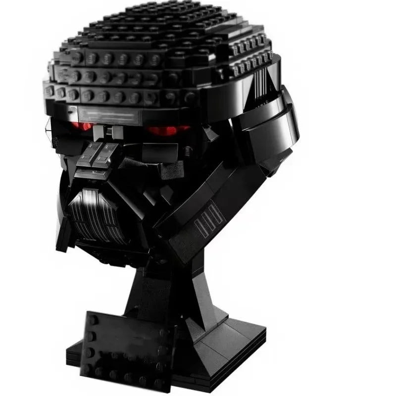 TIE Fighter Pilot Helmet Building Blocks Set – Star Wars Inspired Toy for Creative Play