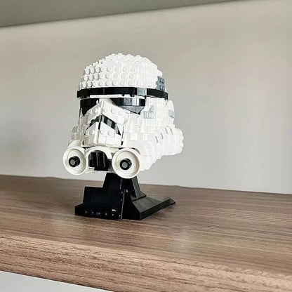 TIE Fighter Pilot Helmet Building Blocks Set – Star Wars Inspired Toy for Creative Play