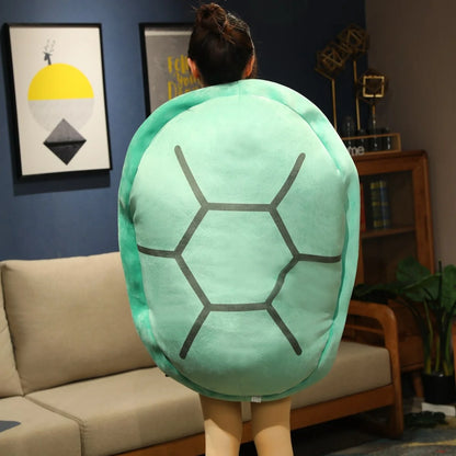 Tango Turtle Shell Pillow | Plush Cosplay Accessory