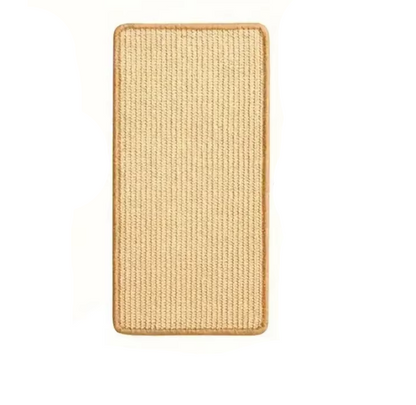Tapis à griffer naturel en sisal pour chats - Tapis horizontal durable et écologique