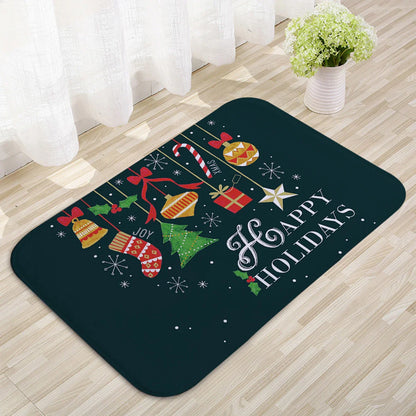 Tapis de porte décoratif de Noël pour extérieur – Ornement festif 2025-2026