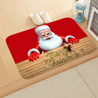 Tapis de porte décoratif de Noël pour extérieur – Ornement festif 2025-2026