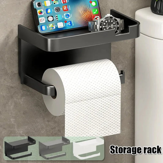 Tidy Toilet Paper Holder | Versatile Plastic Storage Rack
