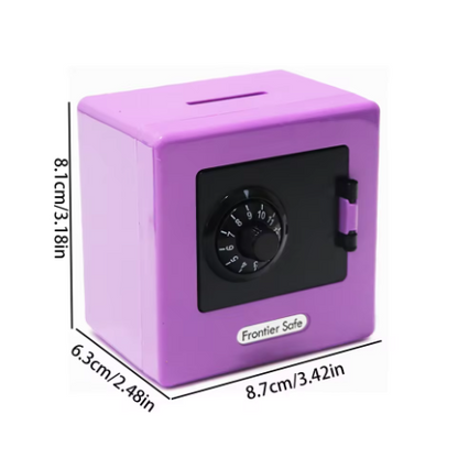 Retro Automatic Piggy Bank with Secure Password – Practical and Elegant Savings Box for Bills and Coins