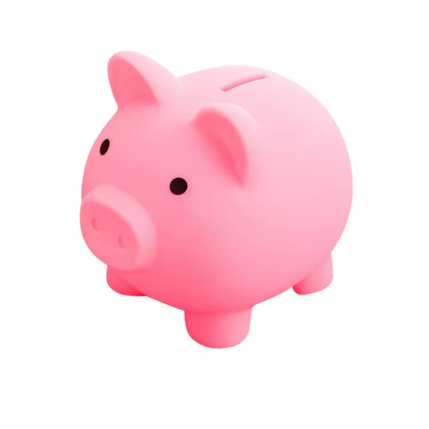Tirelire Cochon Rose pour Enfants – Décoration Adorable et Pratique pour Épargner en S'Amusant