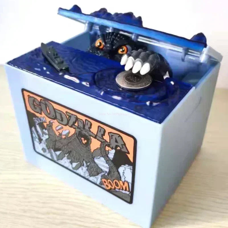 Godzilla Resin Piggy Bank for Children – Unique Decoration and Birthday Gift