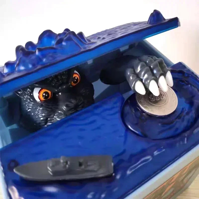 Tirelire Godzilla en Résine pour Enfants – Décoration Unique et Cadeau d'Anniversaire