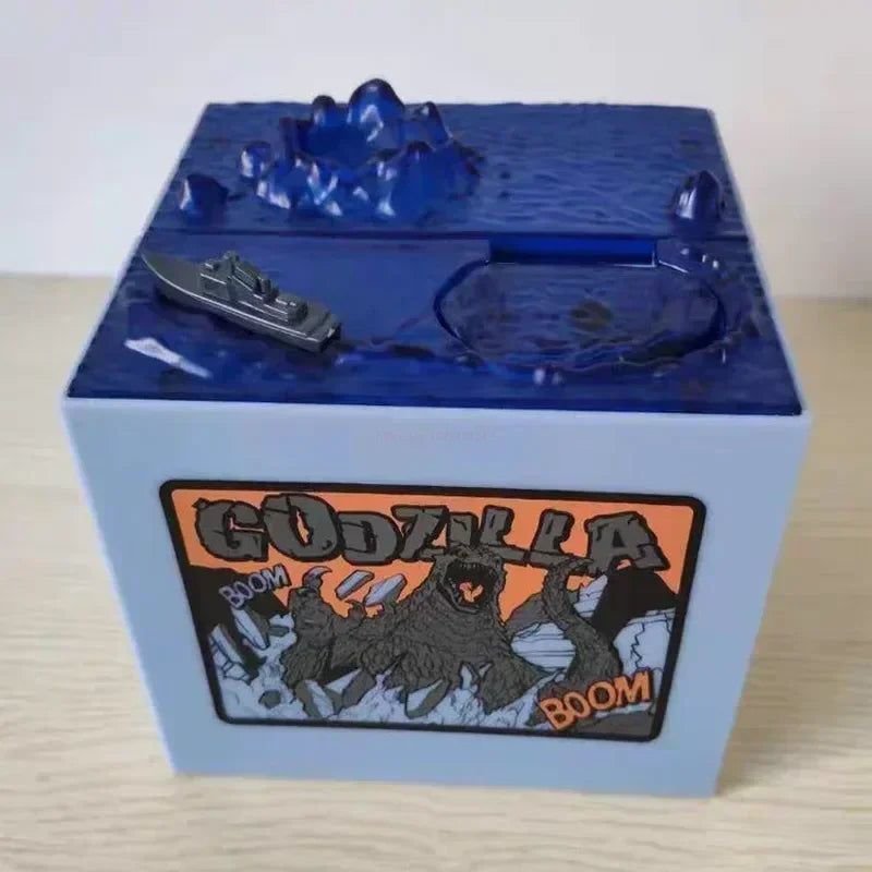 Godzilla Resin Piggy Bank for Children – Unique Decoration and Birthday Gift