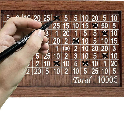 Wooden Piggy Bank for Children with Savings Goal – Colorful and Durable Design