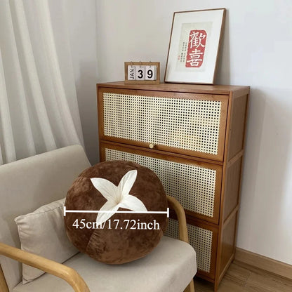 Toma Cushion | Thickened Round Pillow, Soft Fabric