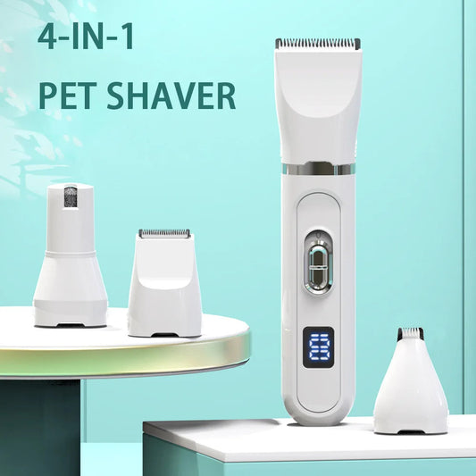 Silent Electric Dog Clippers – USB Rechargeable, Professional Grooming