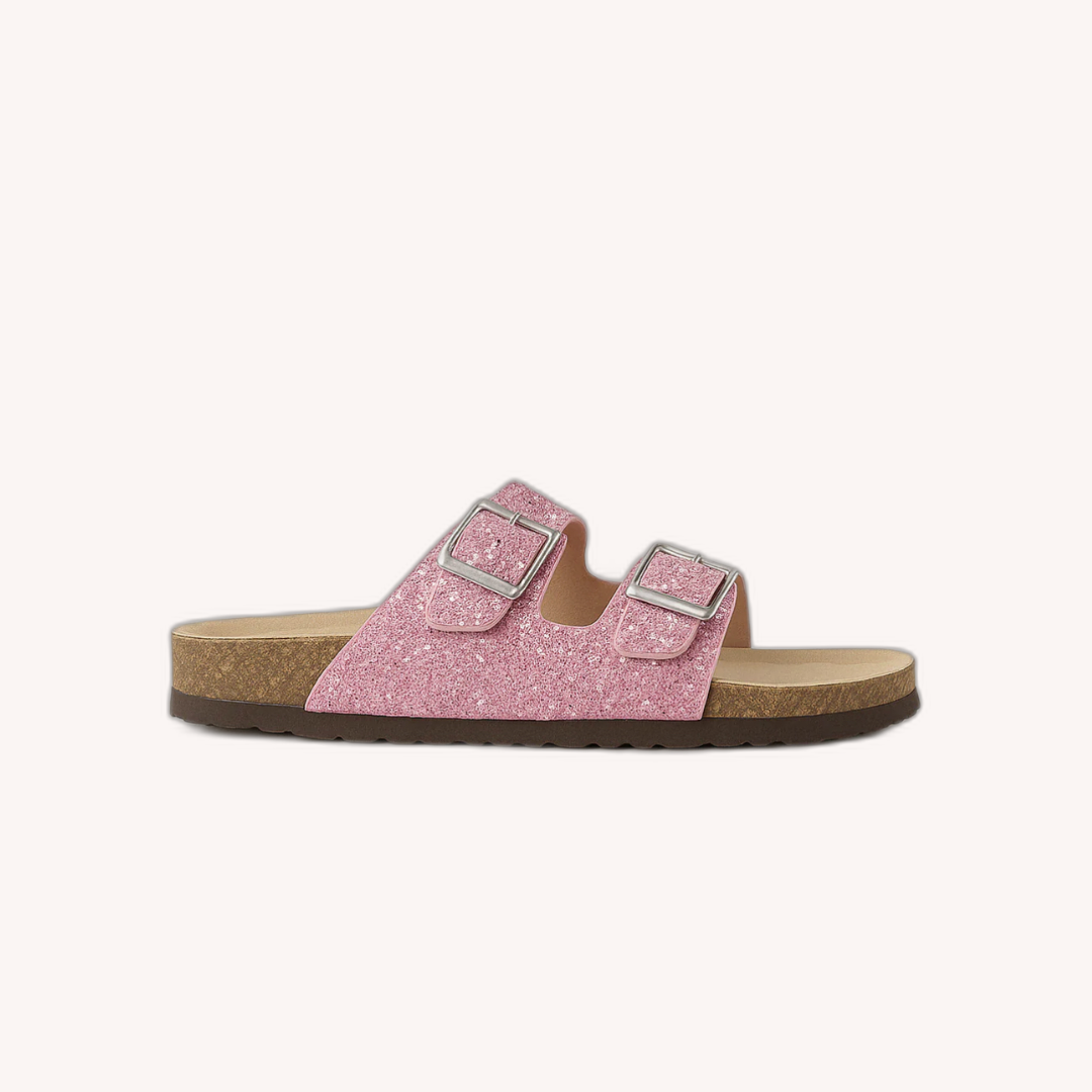 Sandales Femme Pailletées Argent Taille 38 Synthétique