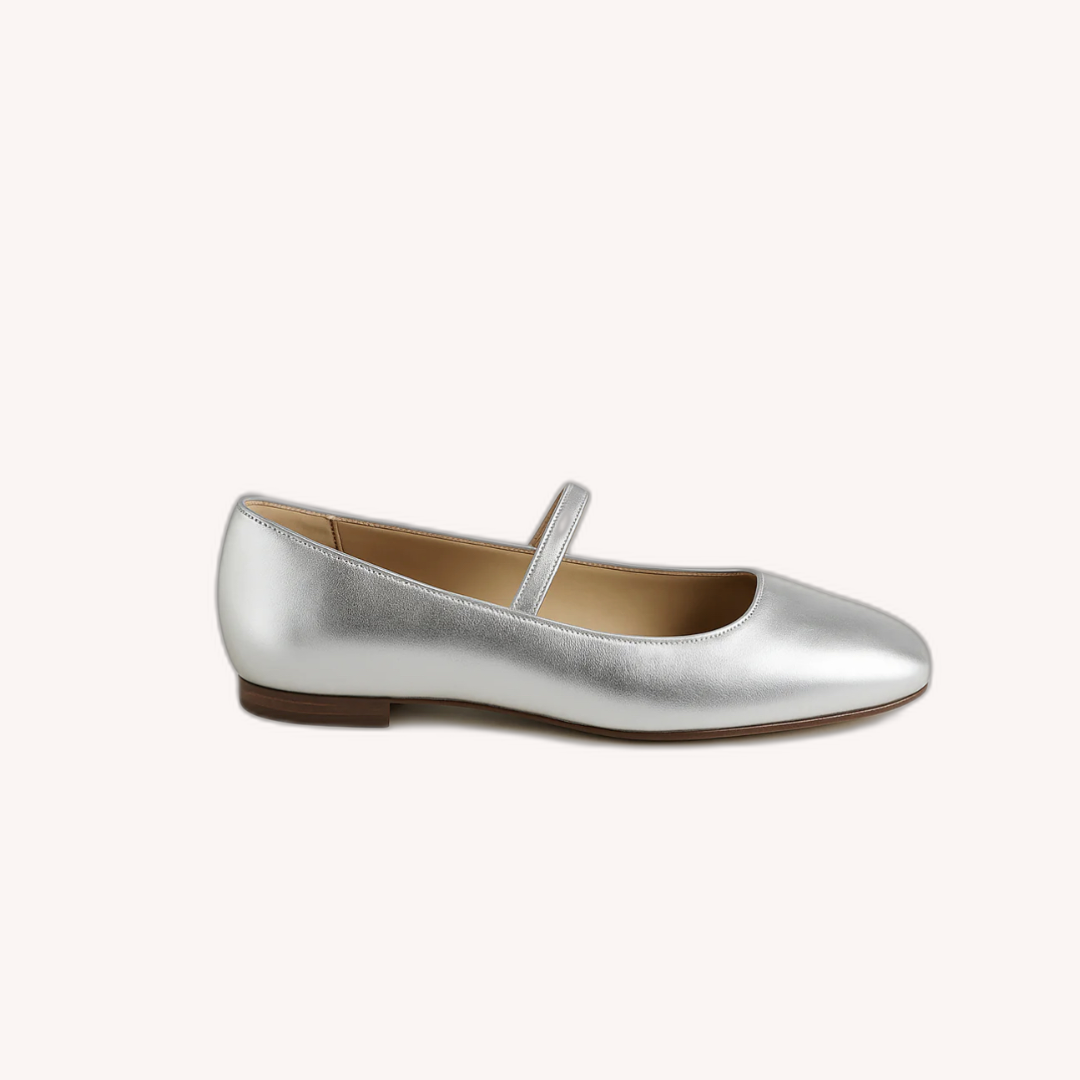 Ballerines Femme Métalliques Taille 38 Cuir Synthétique Confortables