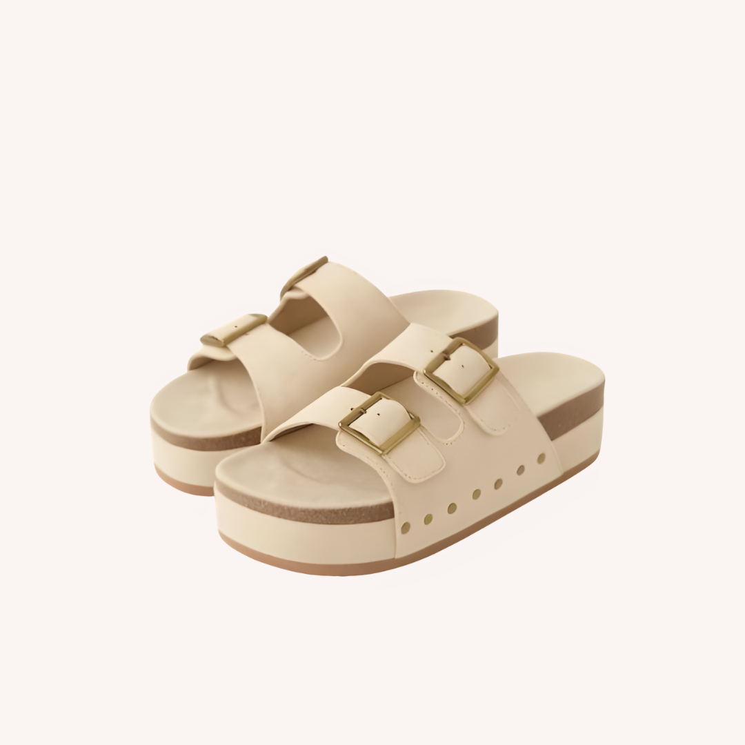 Women's Black Sandals Size 38 Suede with Adjustable Buckles