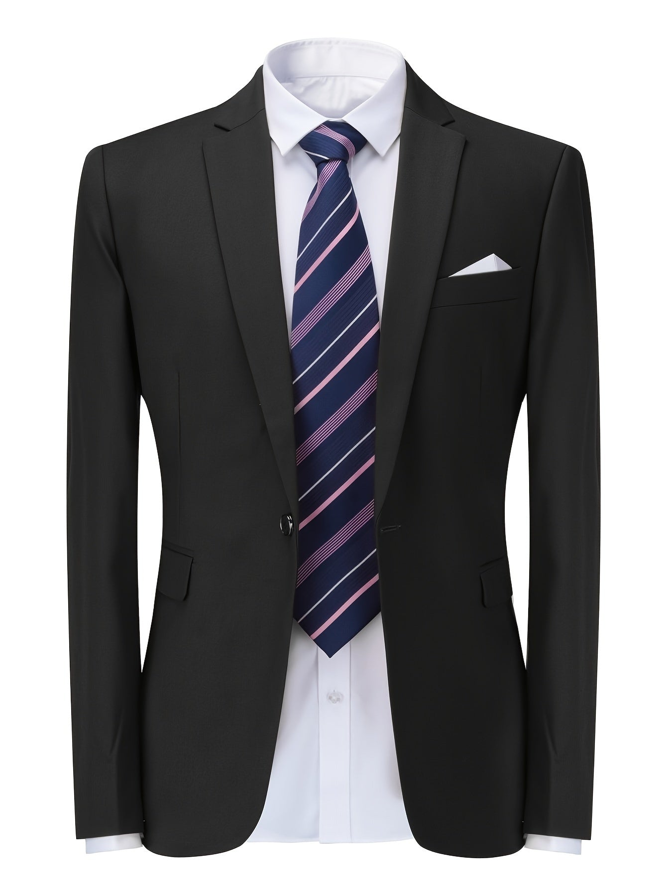 Fitted Blazer Jacket for Men in High-Quality Fabric – Elegant and Comfortable for the Office