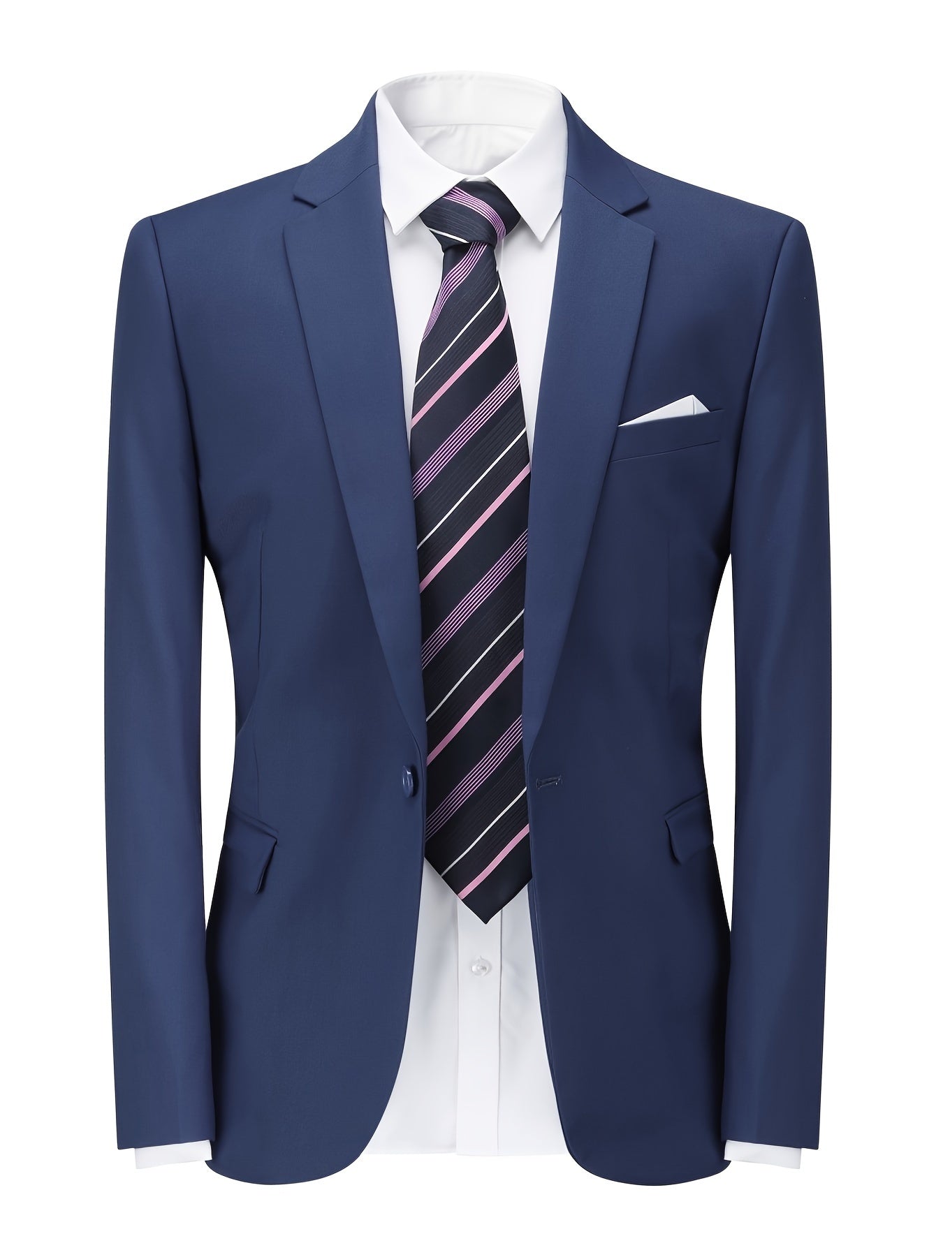 Fitted Blazer Jacket for Men in High-Quality Fabric – Elegant and Comfortable for the Office