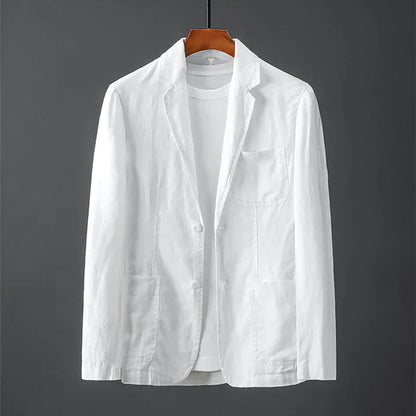Lightweight Men's Blazer Jacket in Breathable Fabric – Casual Fit for Casual and Formal Occasions
