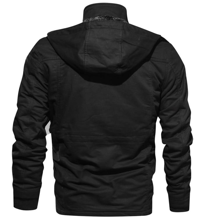 Veste Coupe-Vent en Coton pour Homme avec Doublure en Polaire – Idéale pour l'Hiver