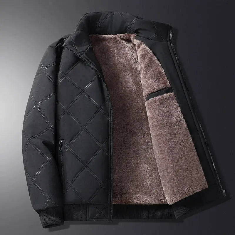 Veste Coupe-Vent pour Hommes avec Doublure en Polaire – Idéale pour Randonnée et Activités Extérieures