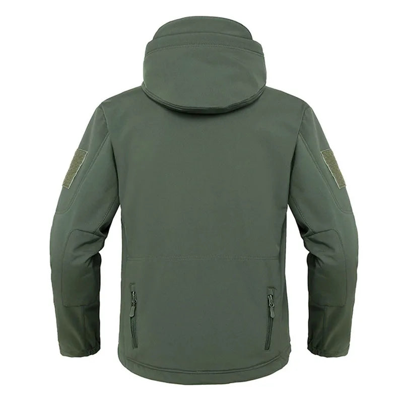 Veste Impermeable Homme à Capuche Softshell en Polaire – Confort, Protection et Respirabilité pour Randonnée
