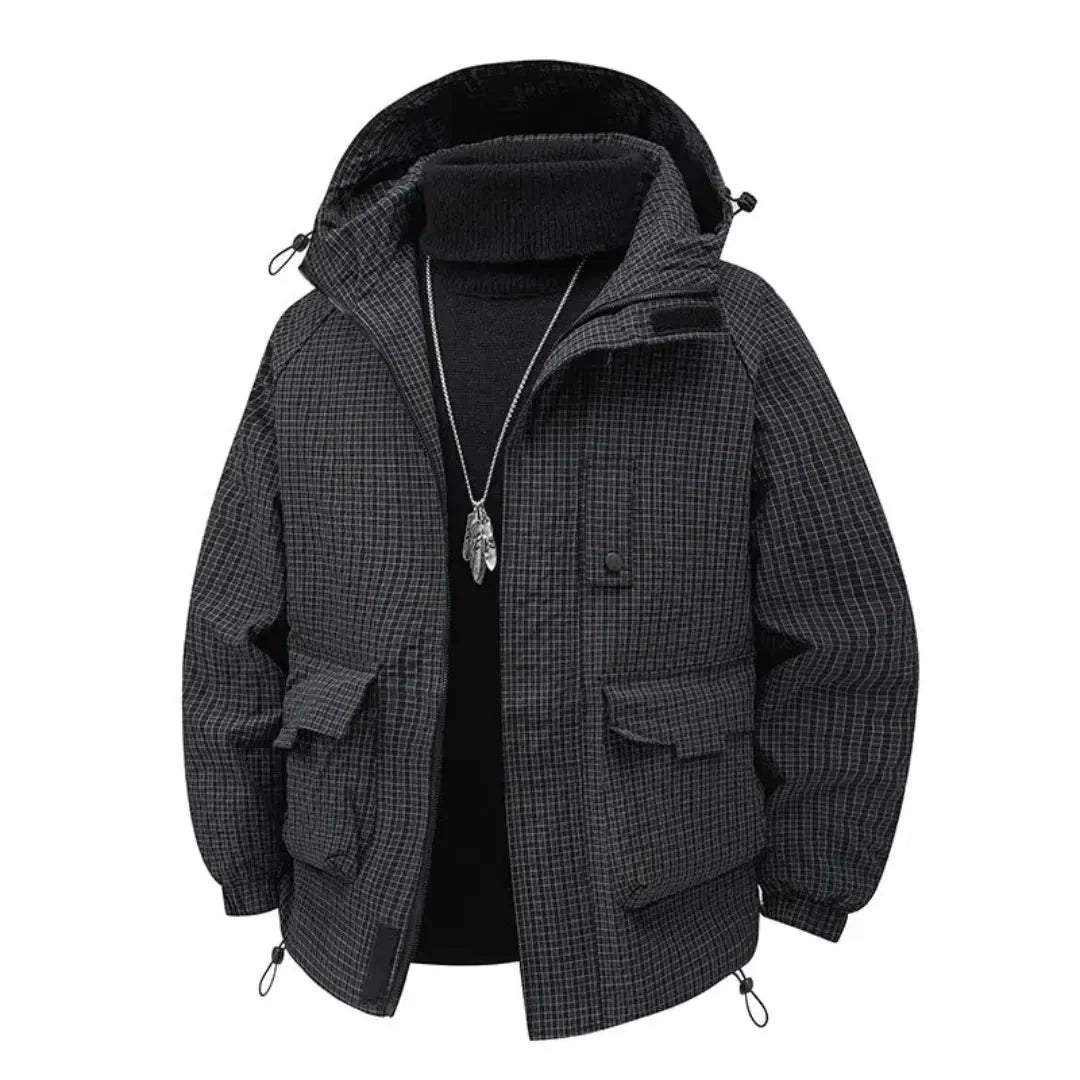 Lightweight Quilted Jacket with Hood for Men – Comfort and Urban Style