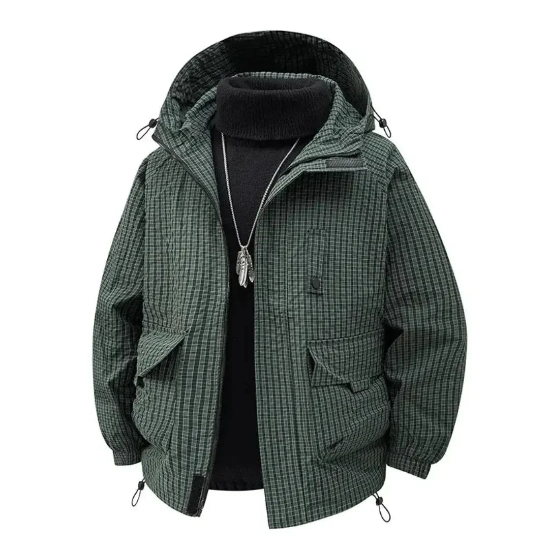 Veste Matelassée Légère à Capuche pour Hommes – Confort et Style Urbain