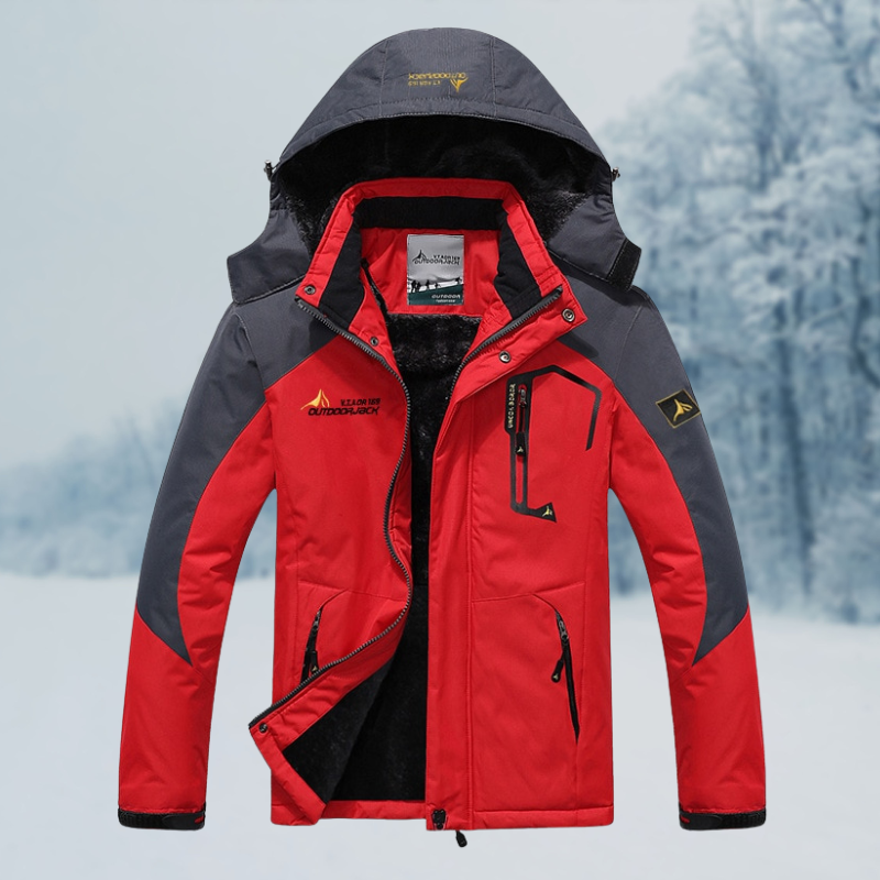 Vests d'Hiver Windproof for Men with Faux Fur Lining and Removable Hood