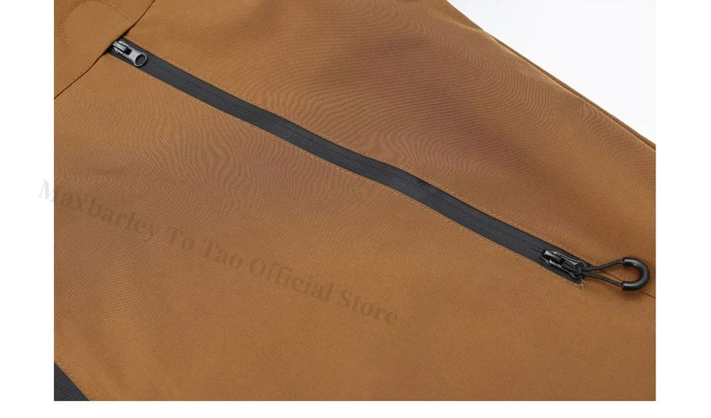 Veste de Randonnée Imperméable pour Homme avec Capuche – Polyester Oversize