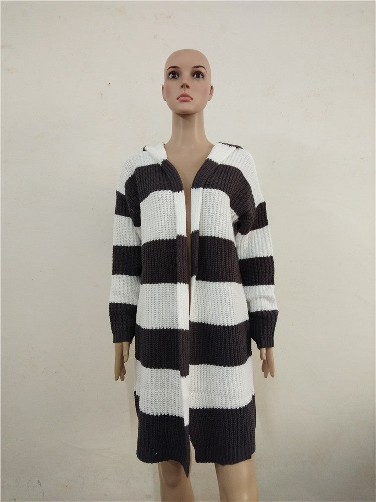 Wanda Hooded Cardigan | Mid-Length, Chunky Acrylic