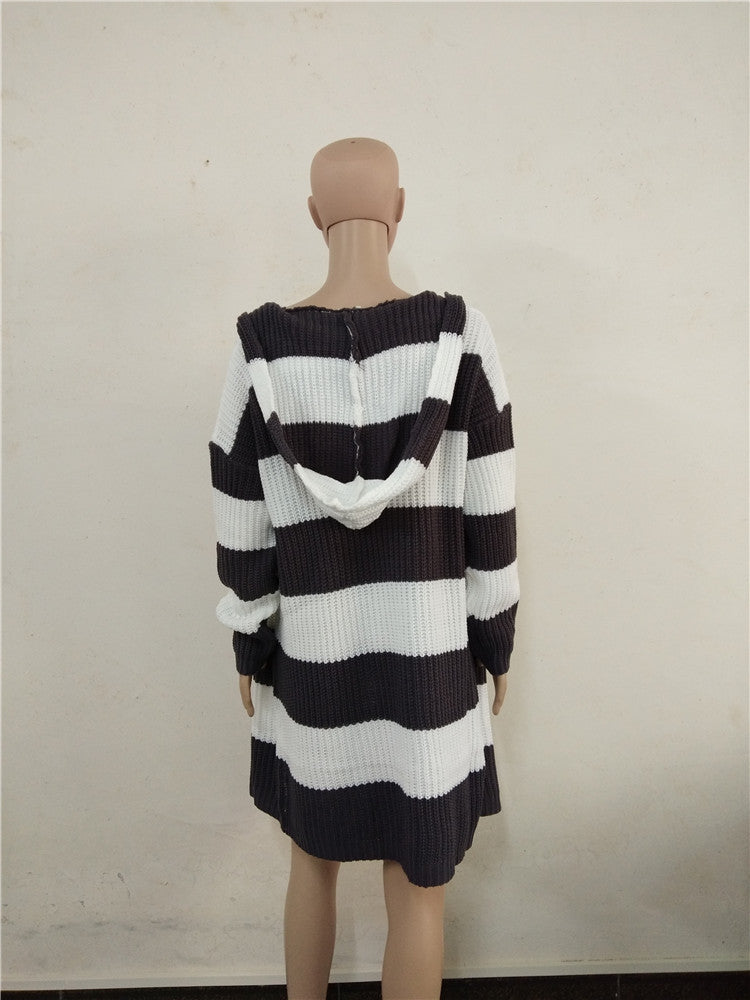 Wanda Hooded Cardigan | Mid-Length, Chunky Acrylic