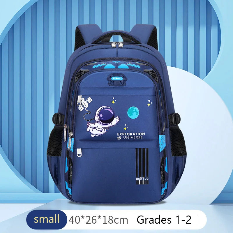 Waterproof Astronaut Kids Backpack for Boys – Primary School Book Bag