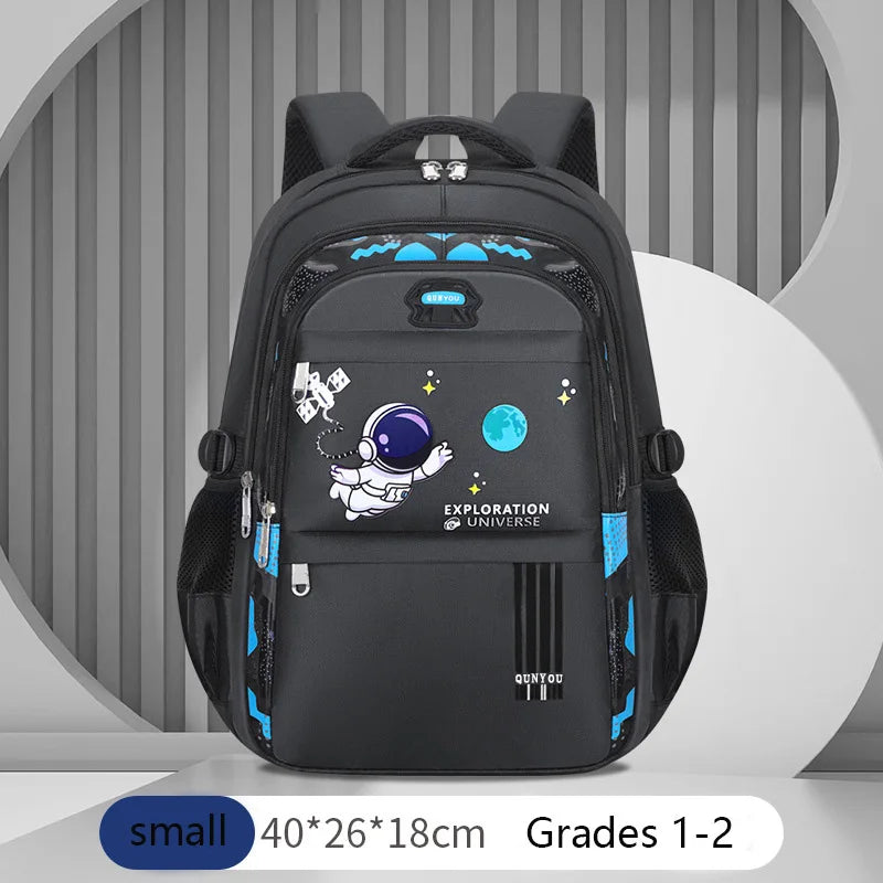 Waterproof Astronaut Kids Backpack for Boys – Primary School Book Bag