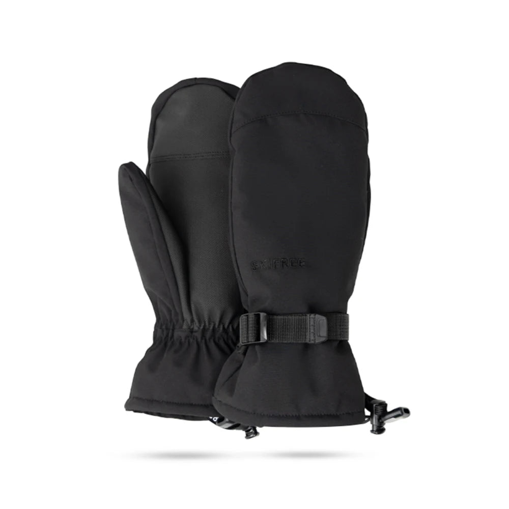 Waterproof Thermal Ski Gloves with Anti-Slip Palm and Adjustable Wrist Strap – Unisex Winter Snow Mittens