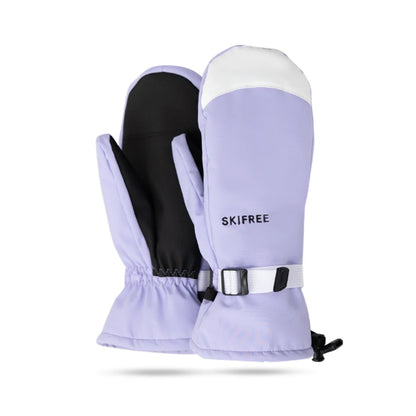 Waterproof Thermal Ski Gloves with Anti-Slip Palm and Adjustable Wrist Strap – Unisex Winter Snow Mittens