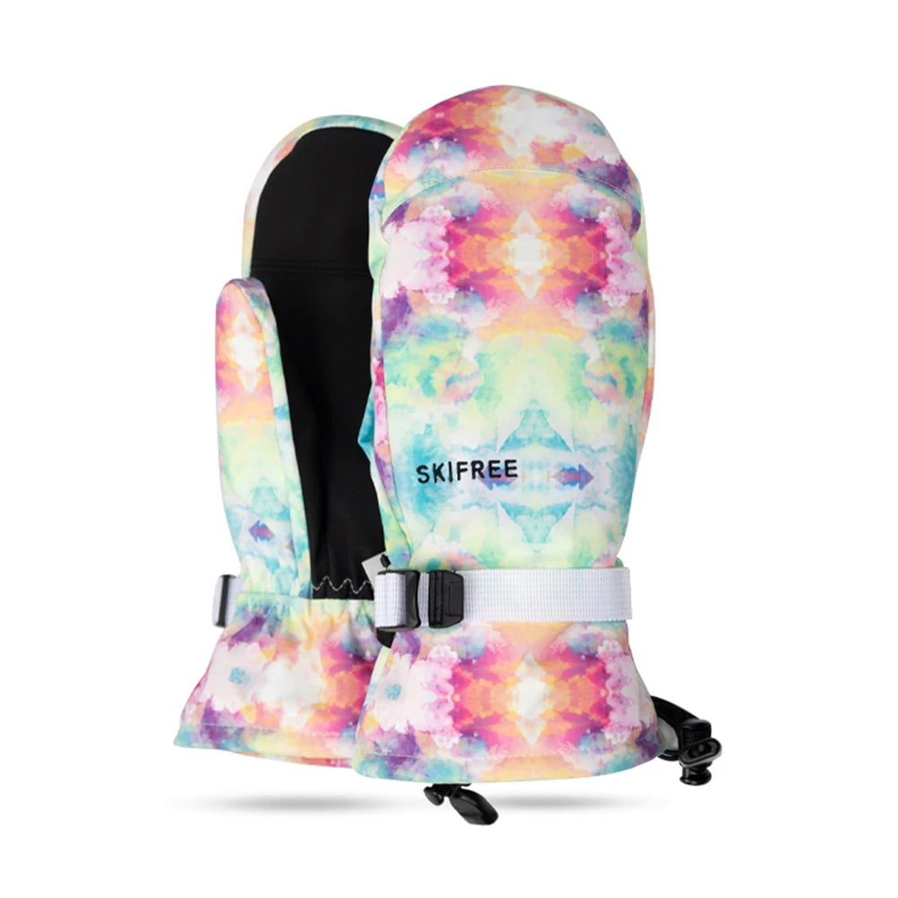 Waterproof Thermal Ski Gloves with Anti-Slip Palm and Adjustable Wrist Strap – Unisex Winter Snow Mittens