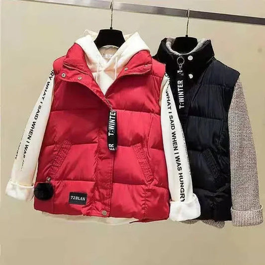 Wava Puffer Vest | Quilted Cotton, Boxy Fit