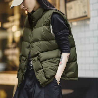 Wendy Down Vest | Lightweight, Boxy Quilted