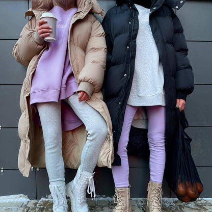 Wendy Puffer Coat | Longline, Cotton-Filled