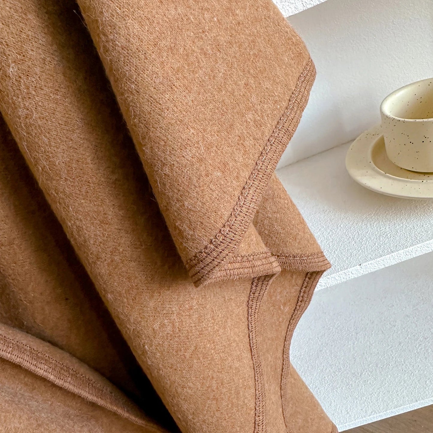 Wina Poncho | Draped Cape with Knot Detail