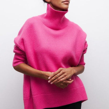 Wina Turtleneck Sweater | Relaxed Wool Blend